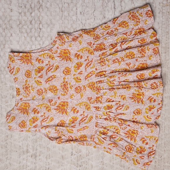 Lucky Brand Women's Floral Sleeveless Peplum Top - Picture 6 of 6